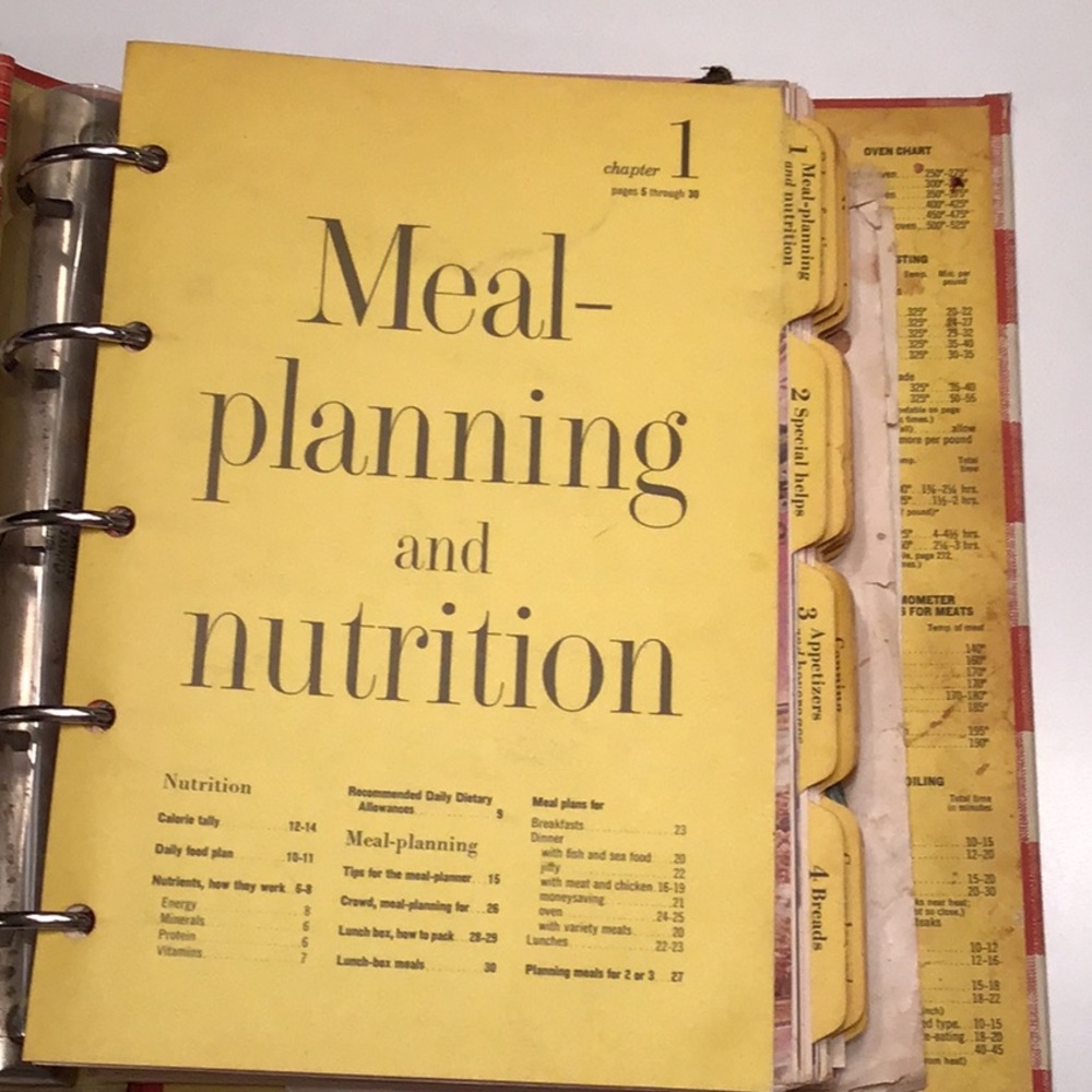 VTG‎ Better Homes and Gardens New Cookbook 5th Printing 1960s Ring Binder - Picture 11 of 16
